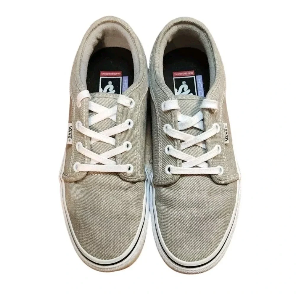 Vans Chukka Low Denim Gray Men's Size 6 VGC Lace-up Sneakers‎ Tennis Shoes